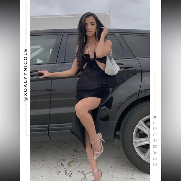 Black dress from Misslola, worn once for about 4 hours - Picture 2 of 3